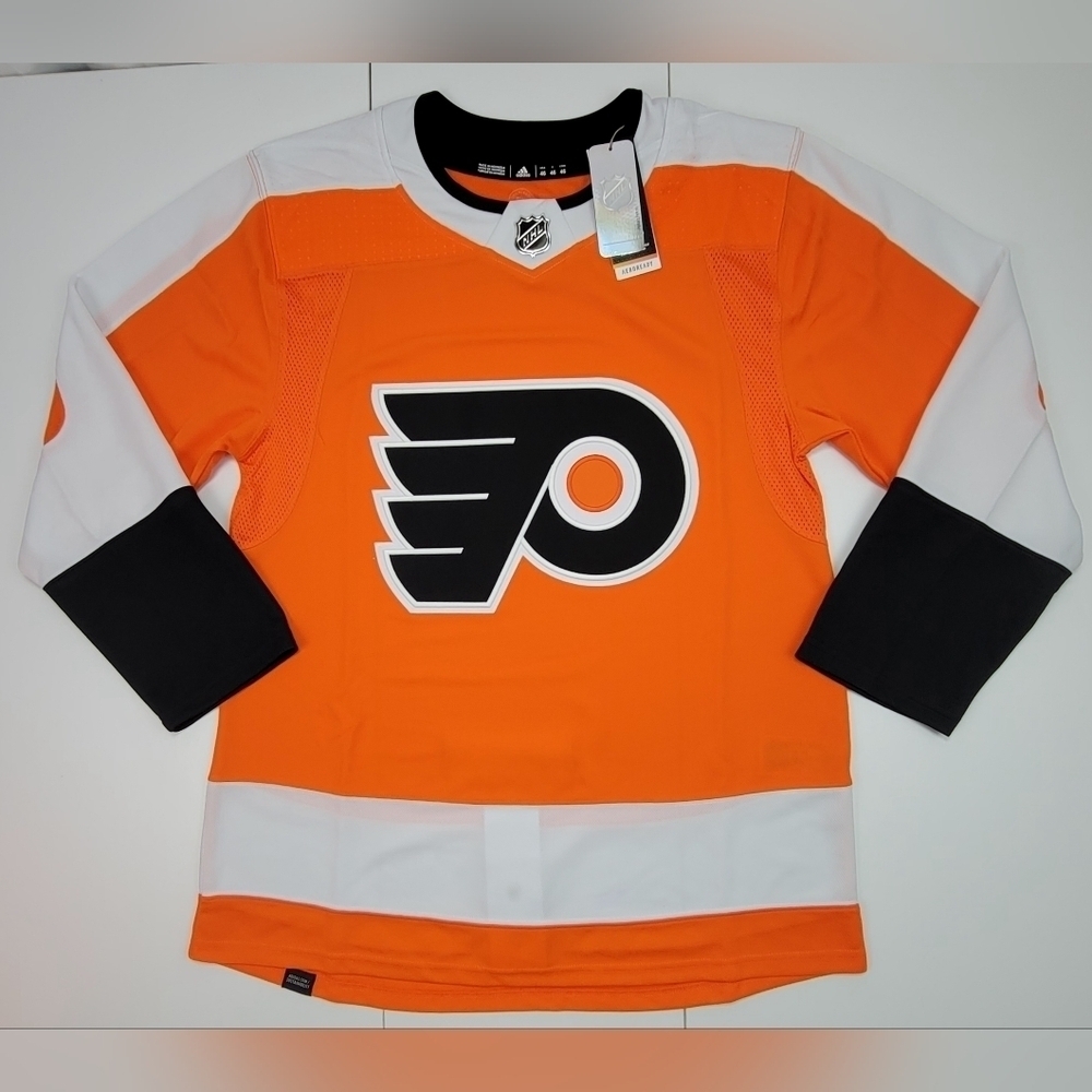 Adidas Philadelphia Flyers NHL Authentic Home Hockey Jersey GT5612 Size 46 New
